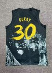 NBA 30 curry Hip hop basketball Maillot imprimé